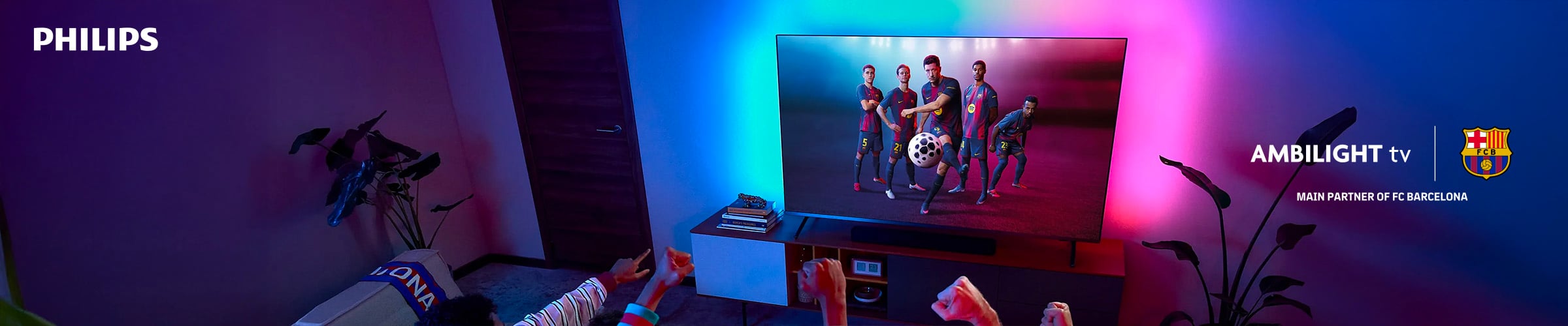 Philips OLED-tv's met Ambilight: <br>Laat je meeslepen door de actie