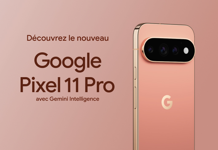 Une femme tient le Google Pixel 11 Pro en main